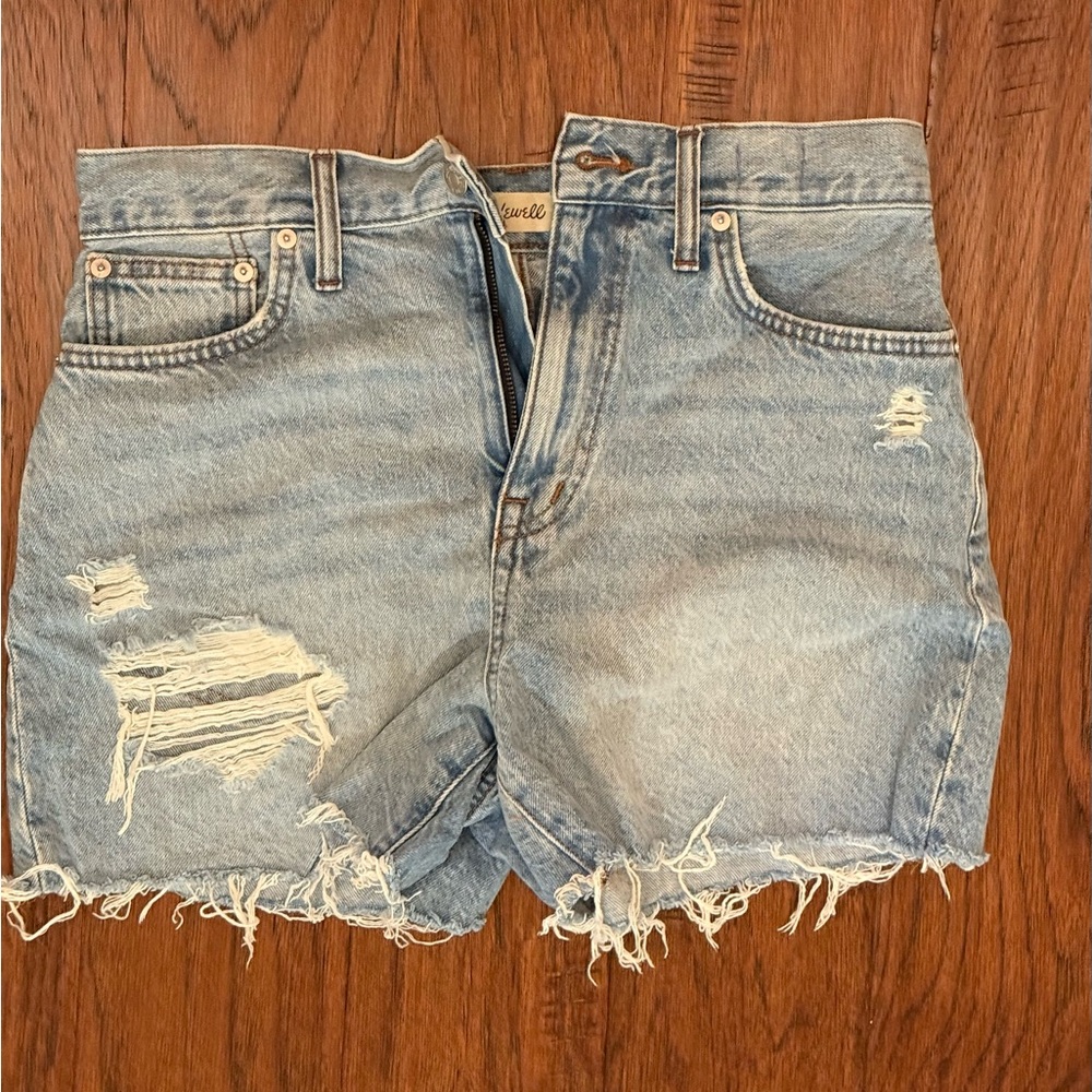 Madewell Distressed Denim Women Shorts